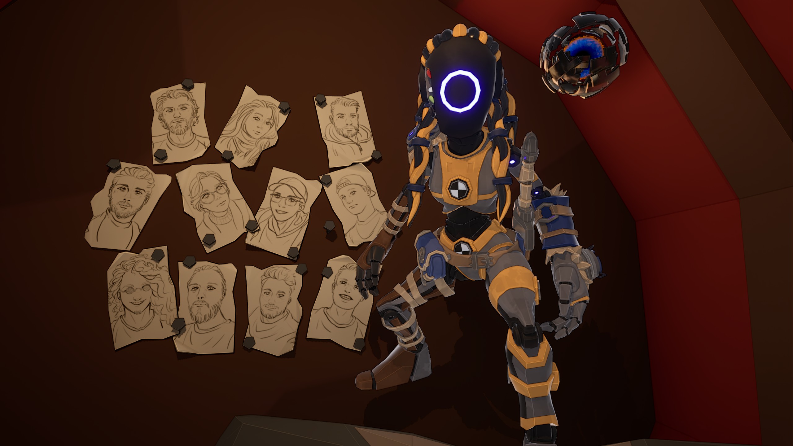 Screenshot of the openworld and main character Kate of Infinity Mask